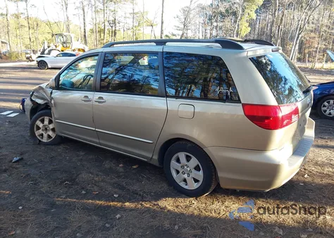 2004 Toyota Sienna Xle из США, поврежденный, VIN 5TDZA22C84S080724